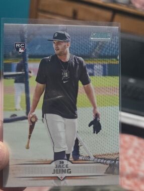 Topps Baseball Card - Black & White - Jace Jung RC